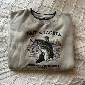 Croft & Barrow Tan Crew Neck Sweater